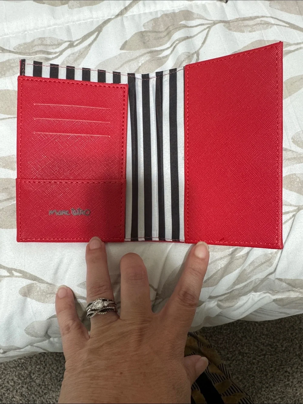 Red Marc Tetro Westie Dog Passport Holder, wallet - Picture 2 of 7